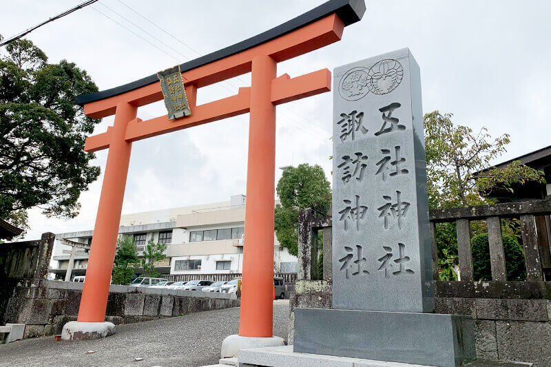 浜松をドライブ！car trip 五社神社 諏訪神社