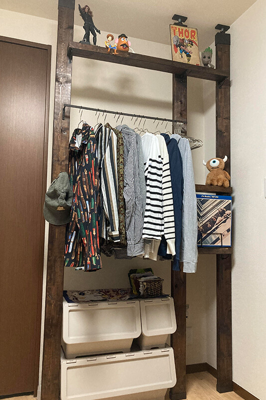 【スタッフコラム】巣ごもりで楽しむDIY ラブリコ ディウォール 棚 ハンガーラック