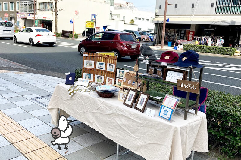 浜松をドライブ！car trip 浜松 ゆりの木通り手作り品バザール ゆりの木通り 浜松駅 商店街 ハンドメイド