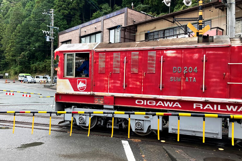 浜松をドライブ！car trip 大井川 川根本町 大井川鐡道 千頭駅 奥大井音戯の郷 先頭館