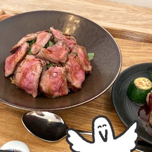 【番外編】カトリさん、ステーキにとろけるー国産牛ステーキ丼のお店はしばみ